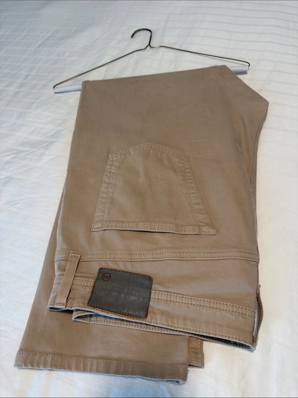 Ag Adriano Goldschmied Men’s Chinos in Tan 38w/32L